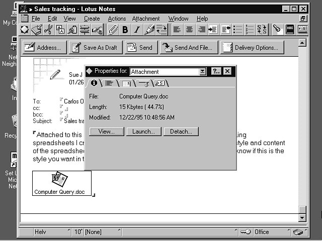 10 Minute Guide to Lotus Notes 4.0 - Lesson 9.htm