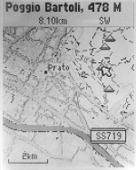 Mappa alla scala dei 2 km
