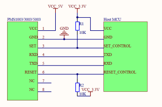 PMS1003/3003/5003 Typical circuit connection
