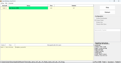 Amlogic USB Burning Tool Amlogic USB Burning Tool