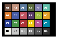 Color Chart Patch Labels